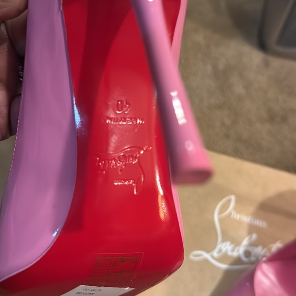 CL Fabulously Sexy & Pretty in Pink Patent!!b - Picture 10 of 11